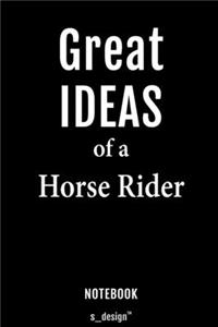 Notebook for Horse Riders / Horse Rider