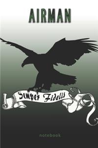 Airman - Semper Fidelis - Notebook