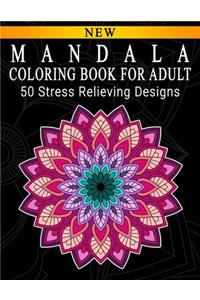Mandala Coloring Book For Adult