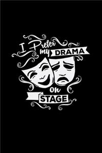 I prefer my drama on stage