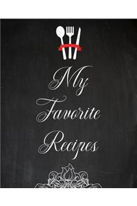 My Favorite Recipes Cookbook