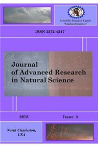 Journal of Advanced Research in Natural Science. Issue 5