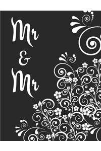 MR & MR: Notebook/Journal - 160 Lined Pages - Large Paperback