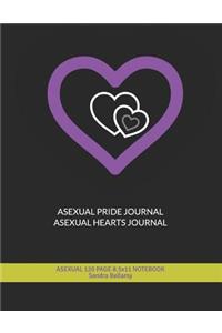 Asexual Pride Journal Asexual Hearts Journal