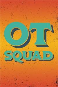 Occupational Therapy Notebook OT Squad Gift