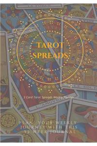 Tarot Spreads - 3 Card Spread Weekly Planner