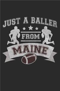 Just a Baller from Maine Football Player Journal