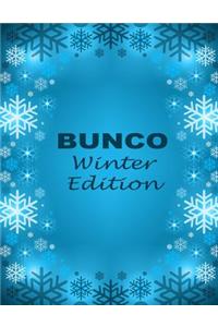 Bunco Winter Edition: Blank Form 4 Games Per Page Score Sheet Paperback