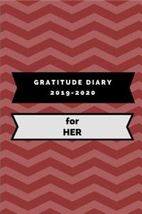 Gratitude Diary 2019-2020 for Her