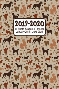 2019 - 2020 - 18 Month Academic Planner - January 2019 - June 2020
