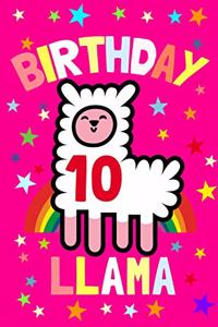 Birthday Llama 10
