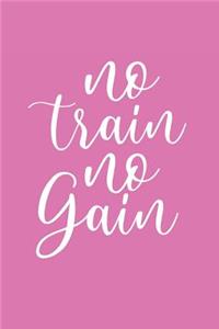 No Train No Gain