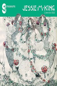 Glasgow Museums: Jessie M. King Wall Calendar 2022 (Art Calendar)