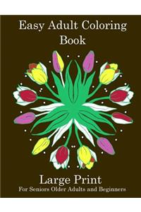 Easy Adult Coloring Book