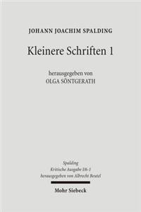Johann Joachim Spalding -- Kritische Ausgabe