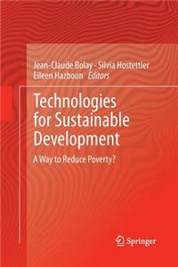 Technologies for Sustainable Development