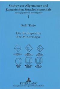 Die Fachsprache Der Mineralogie
