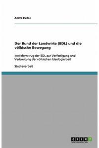 Der Bund der Landwirte (BDL) und die völkische Bewegung