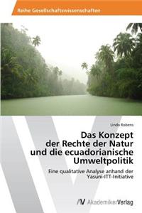 Das Konzept Der Rechte Der Natur Und Die Ecuadorianische Umweltpolitik