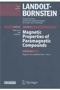 Magnetic Properties of Paramagnetic Compounds