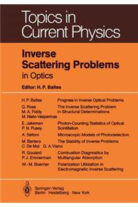 Inverse Scattering Problems in Optics