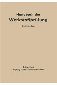 Die Prüfung nichtmetallischer Baustoffe