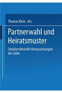 Partnerwahl Und Heiratsmuster