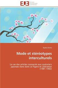 Mode Et Stéréotypes Interculturels