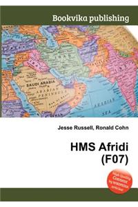 HMS Afridi (F07)
