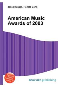 American Music Awards of 2003