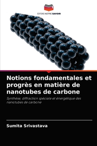Notions fondamentales et progrès en matière de nanotubes de carbone