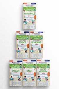 Oswaal One For All Olympiad Previous Years' Solved Papers Class-6 (Set of 6 Books) Maths, English, Science, Reasoning, Cyber & General Knowledge (For 2023 Exam)