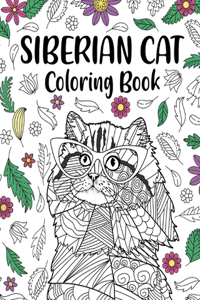 Siberian Cat Coloring Book