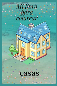 Libro para colorear casas