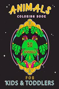 Animals Coloring Book For Kids & Toddlers
