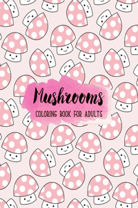 Mushrooms Coloring Book
