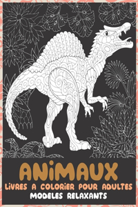 Livres à colorier pour adultes - Modèles relaxants - Animaux