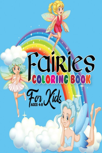 Fairies Coloring Book for Kids Ages 4-8