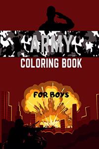 Army Coloring Book For Boys