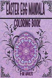 easter egg mandala coloring book for adults