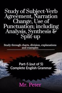 Study of Subject-Verb Agreement, Narration Change, Use of Punctuation; including Analysis, Synthesis & Split-up