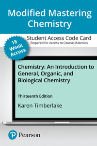 Modified Mastering Chemistry with Pearson Etext -- Access Card -- For Chemistry