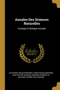 Annales Des Sciences Naturelles