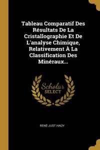 Tableau Comparatif Des Résultats De La Cristallographie Et De L'analyse Chimique, Relativement À La Classification Des Minéraux...