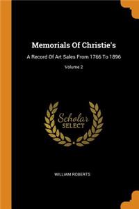 Memorials of Christie's