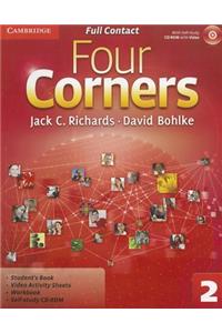 Four Corners Level 2 Full Contact with Self-Study CD-ROM