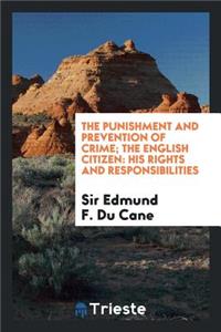 The Punishment and Prevention of Crime