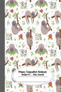 Primary composition notebook