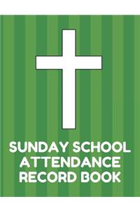 Sunday School Attendance Record Book