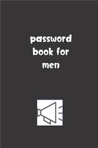 Password Book For Men